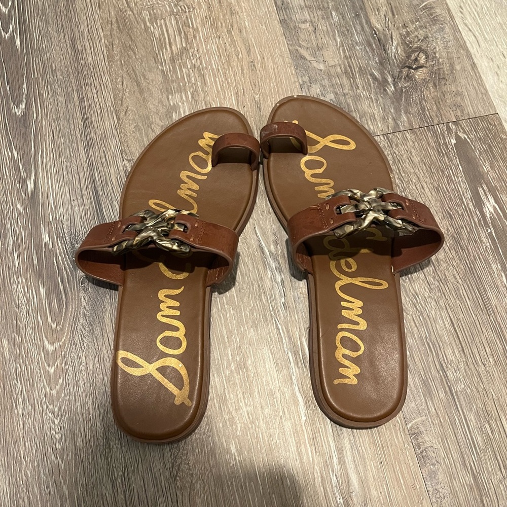 Brown Sam Edelman summer sandals